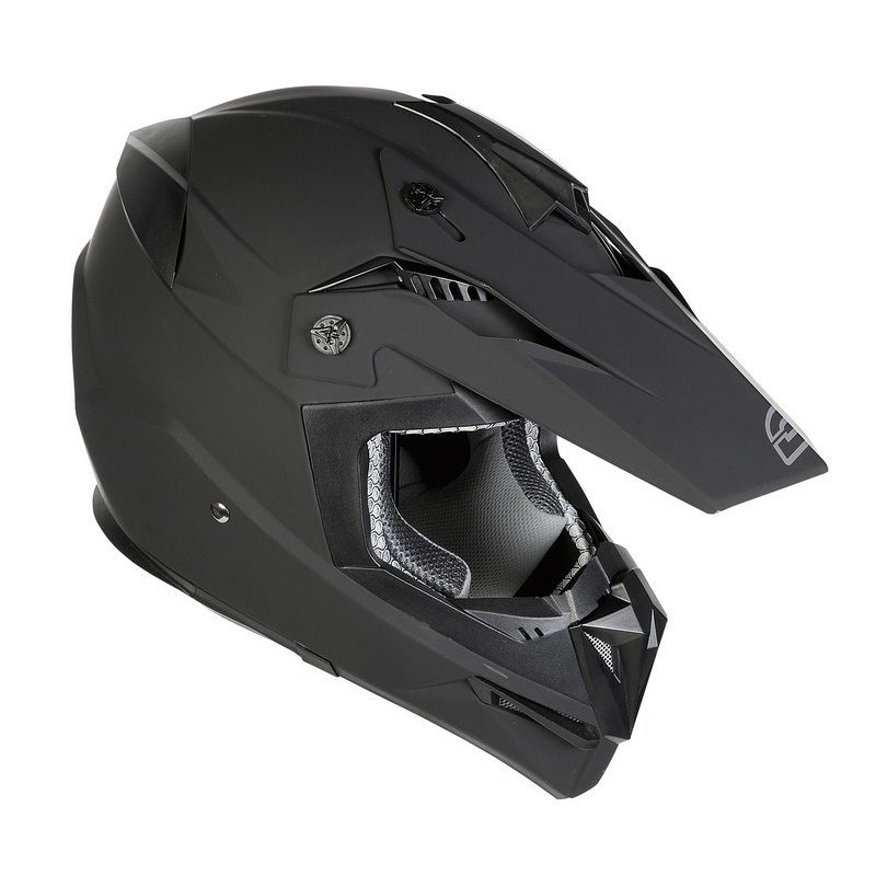 Motokrosowy kask motocyklowy Ozone FMX czarny matowy wyprzedaż