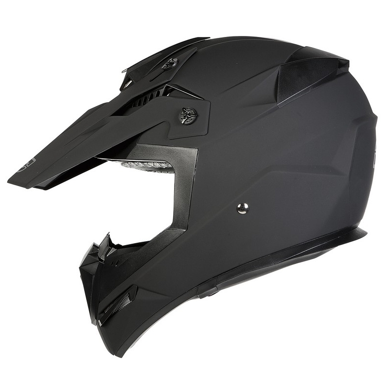 Motokrosowy kask motocyklowy Ozone FMX czarny matowy wyprzedaż