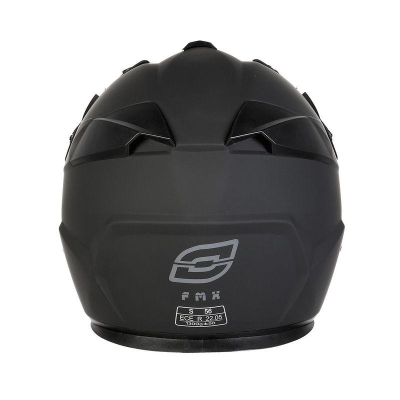 Motokrosowy kask motocyklowy Ozone FMX czarny matowy wyprzedaż