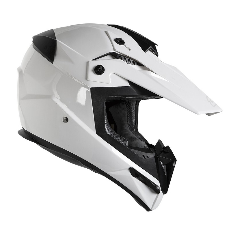 Motokrosowy kask motocyklowy Ozone FMX biały wyprzedaż