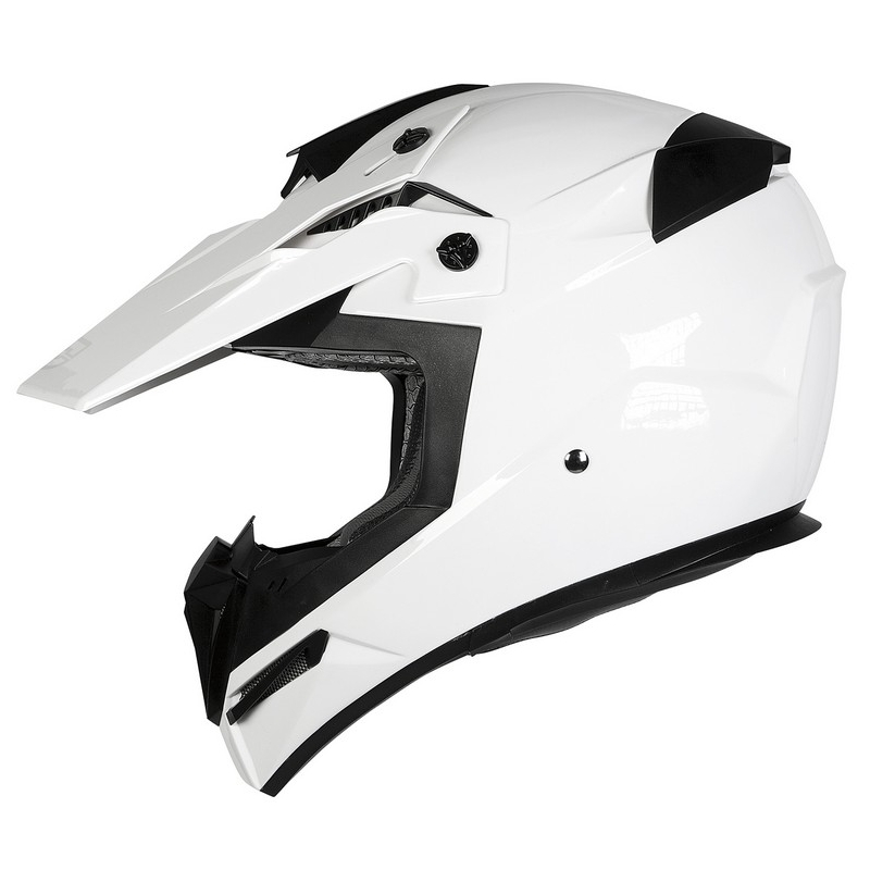 Motokrosowy kask motocyklowy Ozone FMX biały wyprzedaż