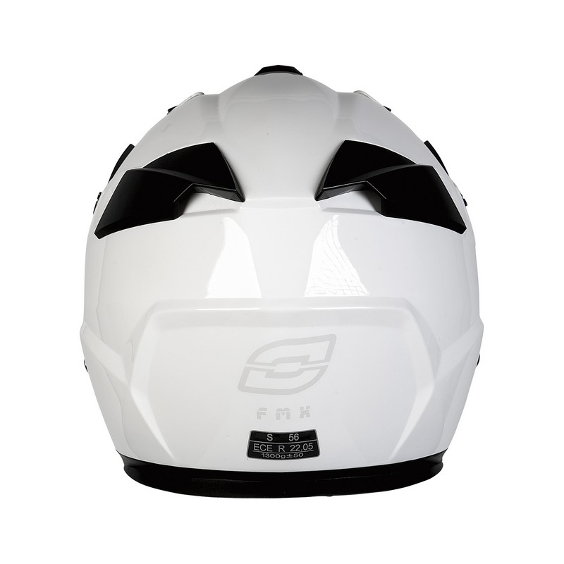 Motokrosowy kask motocyklowy Ozone FMX biały wyprzedaż