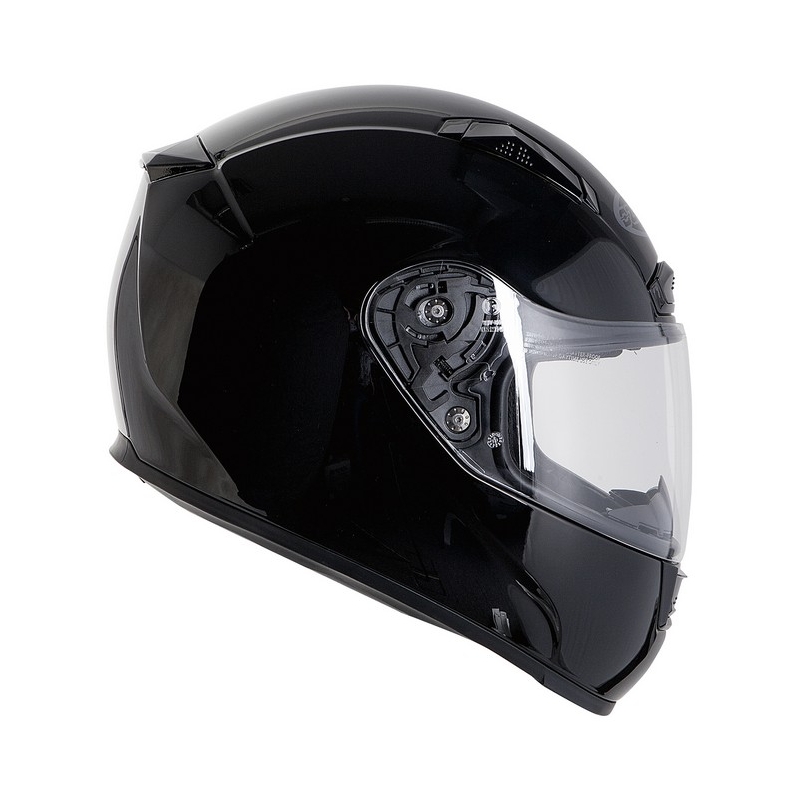 Kask motocyklowy Ozone RC-01 czarny połysk wyprzedaż