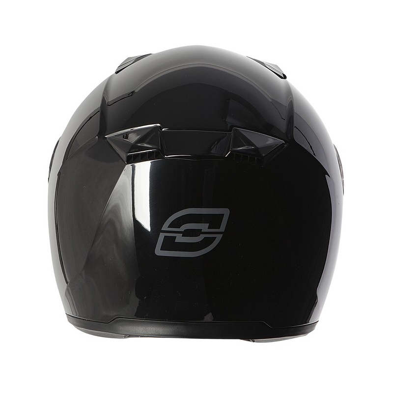 Kask motocyklowy Ozone RC-01 czarny połysk wyprzedaż