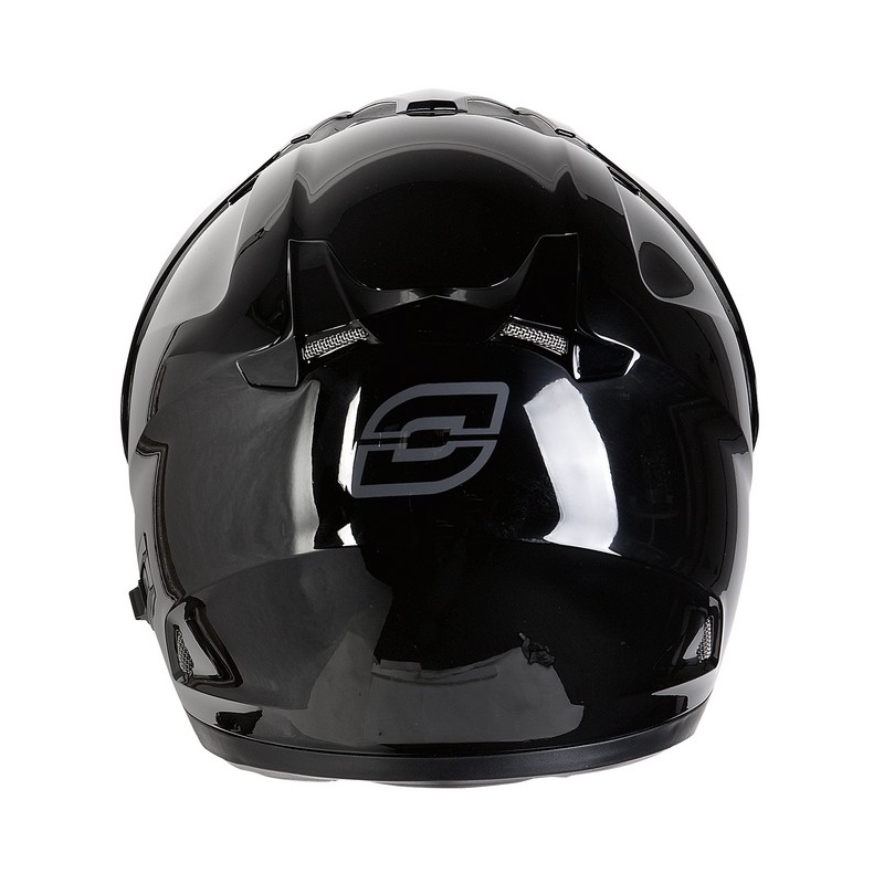 Kask Ozone City-01 ze zdejmowaną brodą czarny połysk wyprzedaż