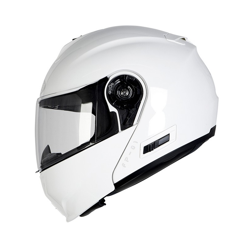 Kask moto szczękowy Ozone FP-01 biały wyprzedaż