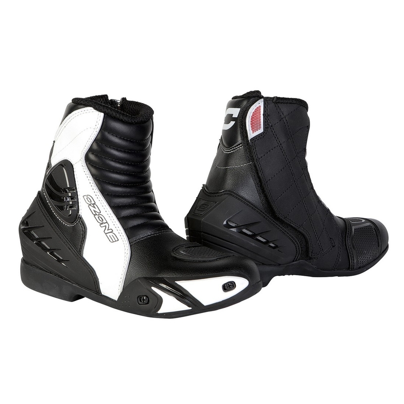 Buty na motocykl Ozone Urban czarno-białe wyprzedaż