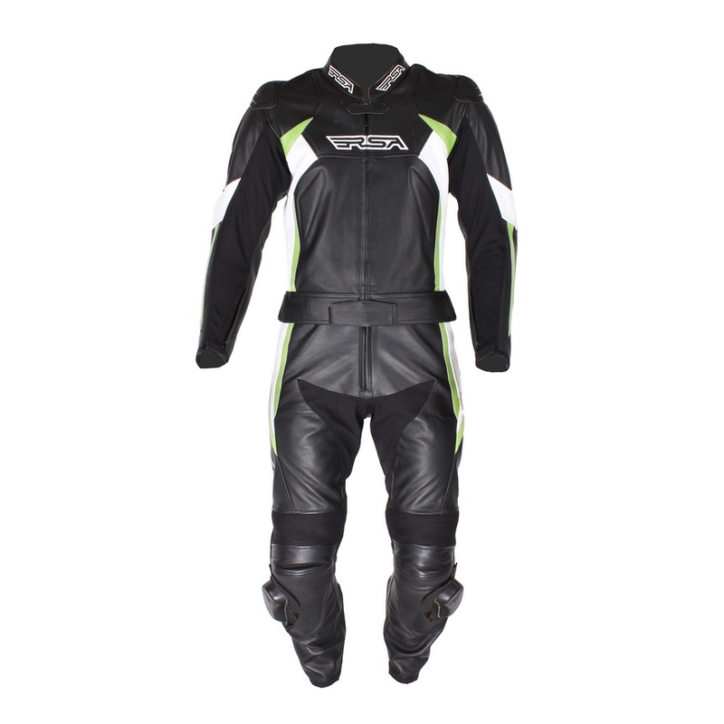 Męski kombinezon na motocykl RSA Green wyprzedaż