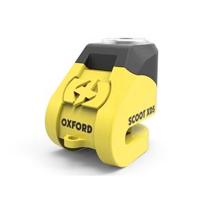 Blokada hamulca tarczowego Oxford Scoot XD5 – żółto/czarna