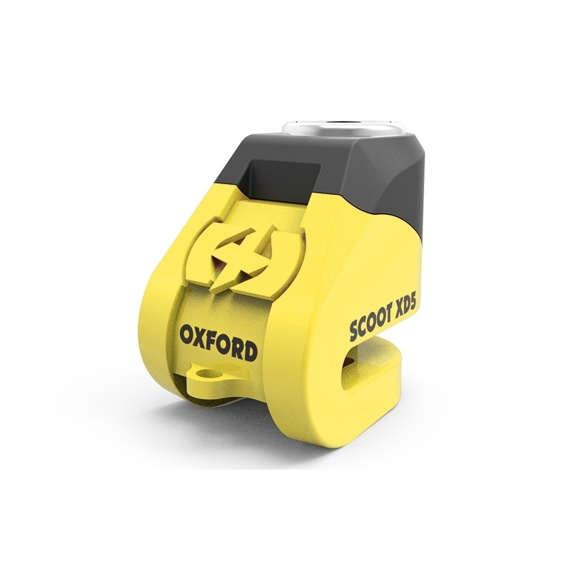 Blokada hamulca tarczowego Oxford Scoot XD5 – żółto/czarna