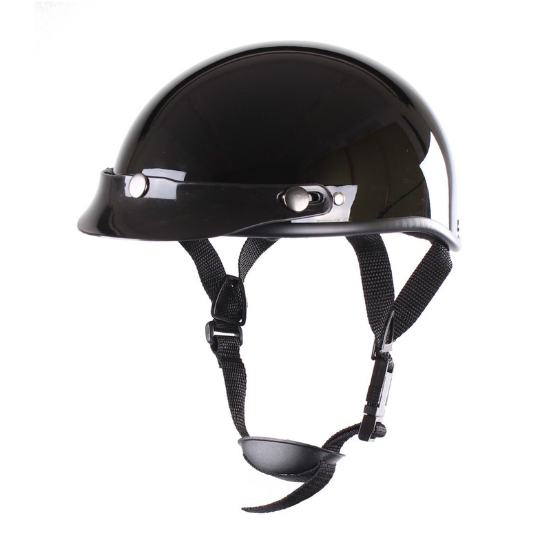 Kask motocyklowy braincap RSA Chopper czarny połysk