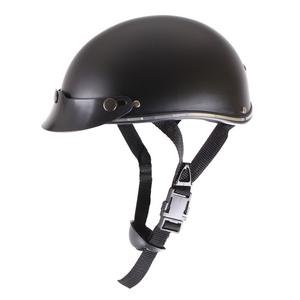 Kask motocyklowy z chromowym obramowaniem braincap RSA Chrome czarny matowy