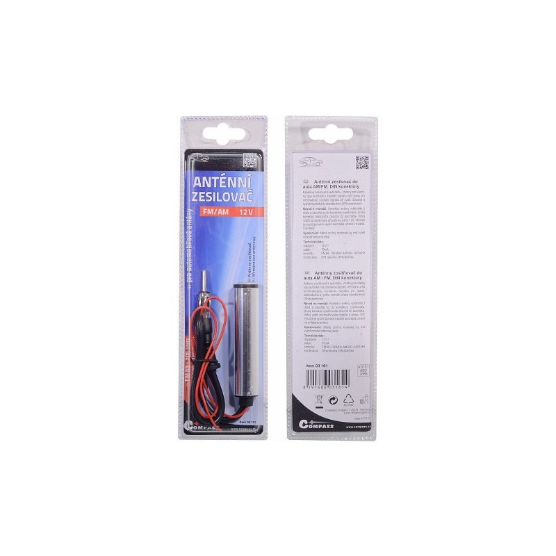 Wzmacniacz antenowy AM/FM 12V