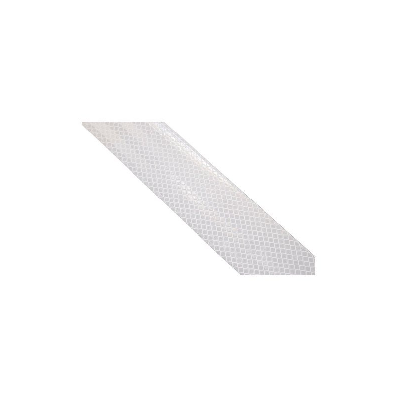 Samoprzylepna taśma odblaskowa 1m x 5cm biała