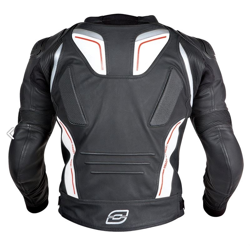 Kurtka motocyklowa Ozone Grip – czarno/biała