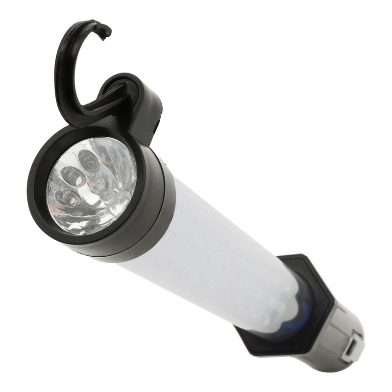 Latarka montażowa 27+7LED do ładowania 12/220V Li-on 1200mAh