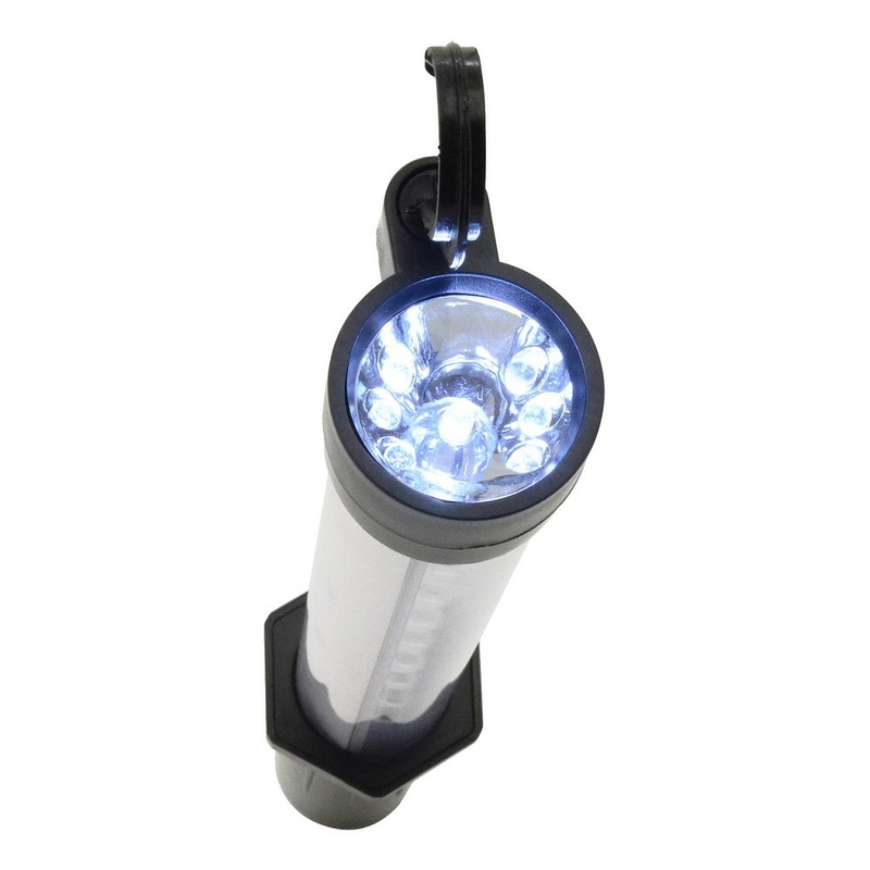 Latarka montażowa 27+7LED do ładowania 12/220V Li-on 1200mAh