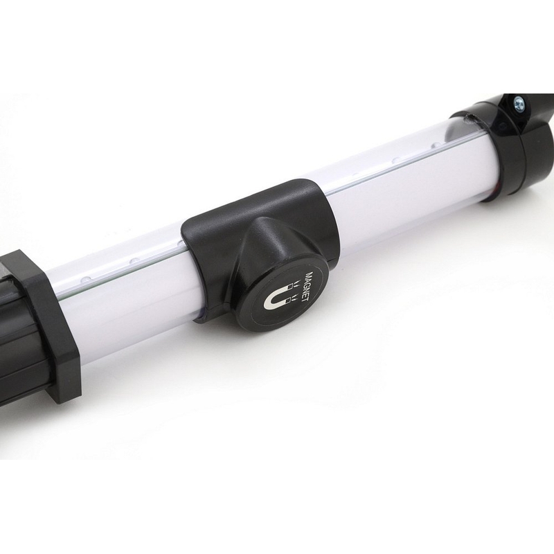 Latarka montażowa 27+7LED do ładowania 12/220V Li-on 1200mAh