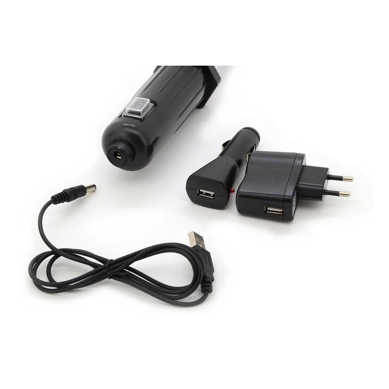 Latarka montażowa 27+7LED do ładowania 12/220V Li-on 1200mAh
