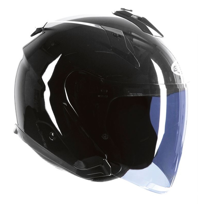 Otwarty kask motocyklowy Ozone CT-01 czarny połysk wyprzedaż