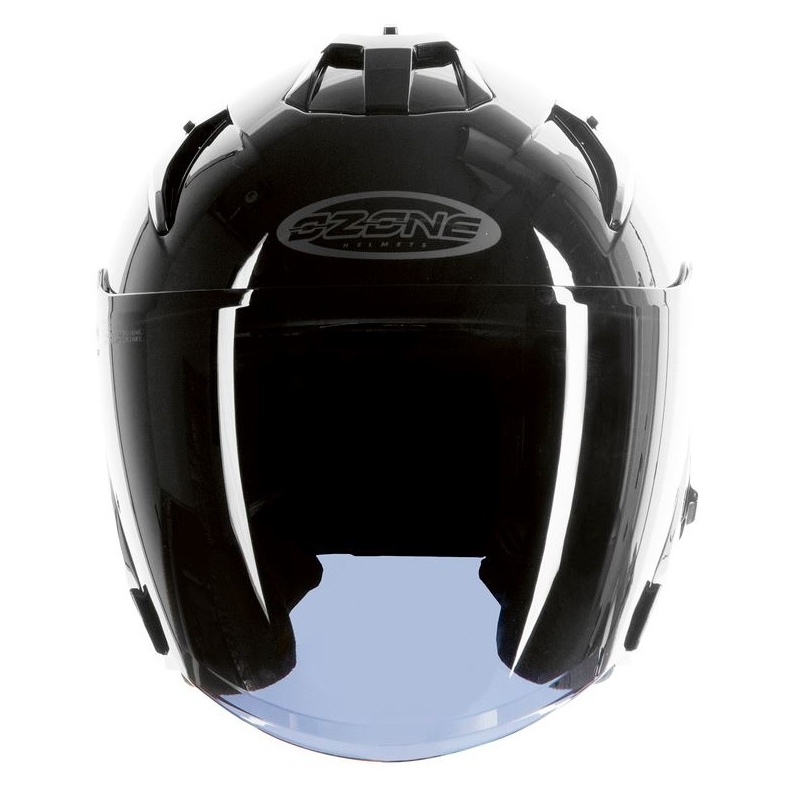 Otwarty kask motocyklowy Ozone CT-01 czarny połysk wyprzedaż