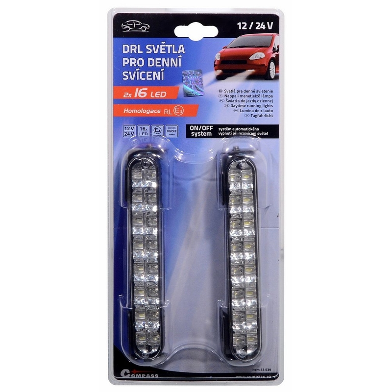 Światła dzienne RL hom. 16LED on/off system