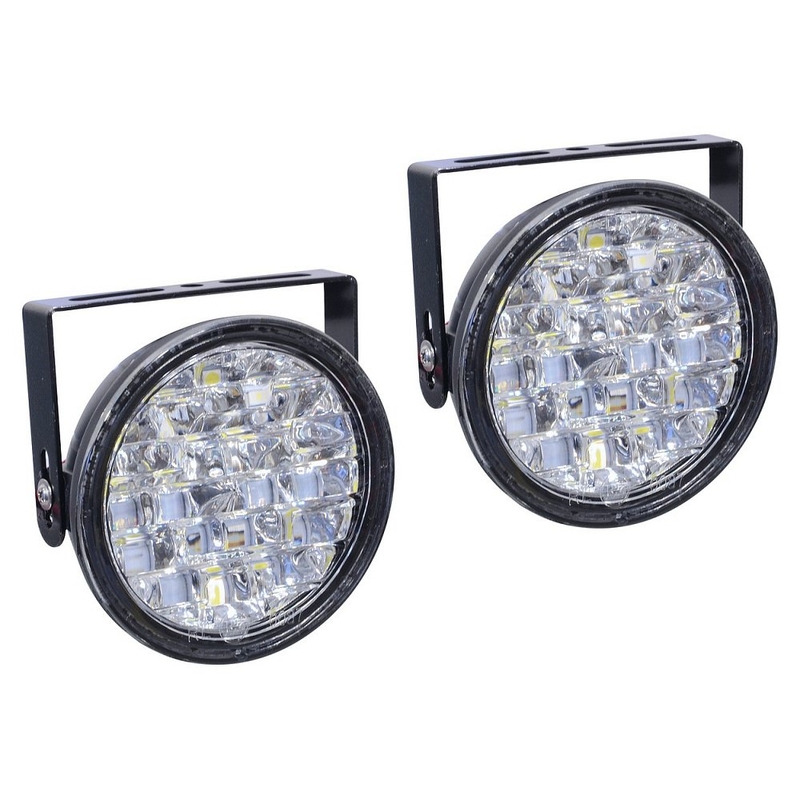 Światła dzienne kuliste 18 LED/12V wyprzedaż