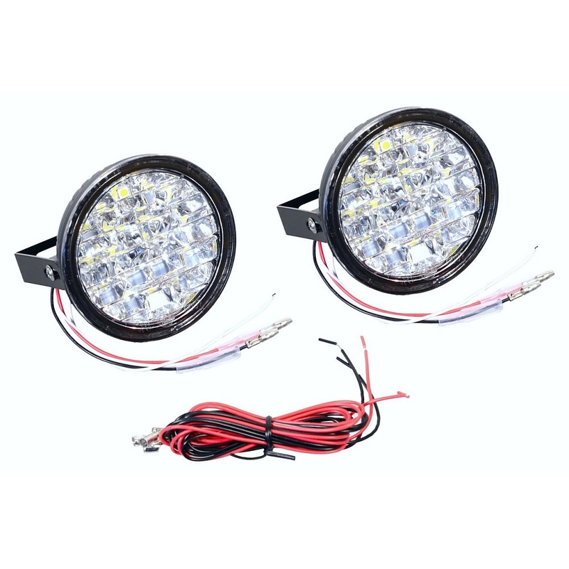 Światła dzienne kuliste 18 LED/12V wyprzedaż