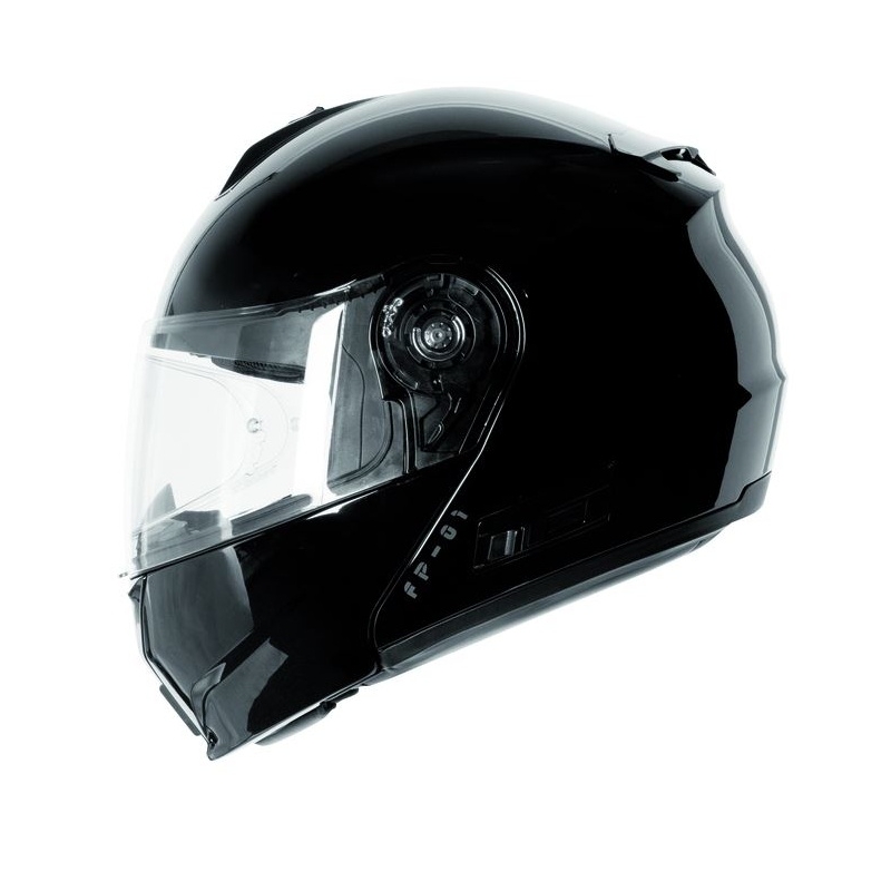 Szczękowy kask motocyklowy Ozone FP-01 czarny połysk wyprzedaż