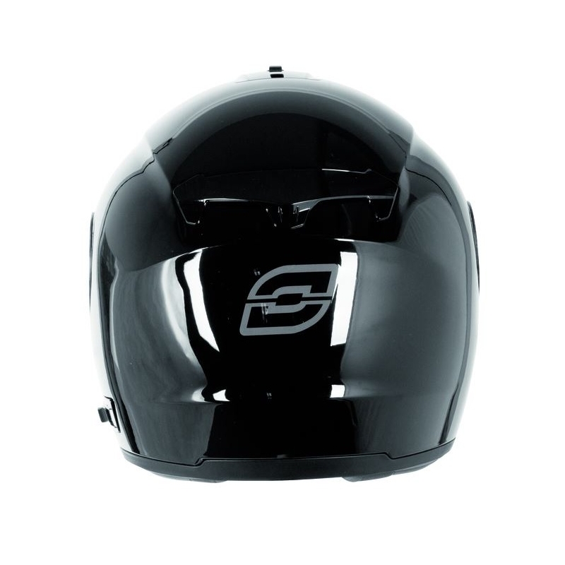 Szczękowy kask motocyklowy Ozone FP-01 czarny połysk wyprzedaż
