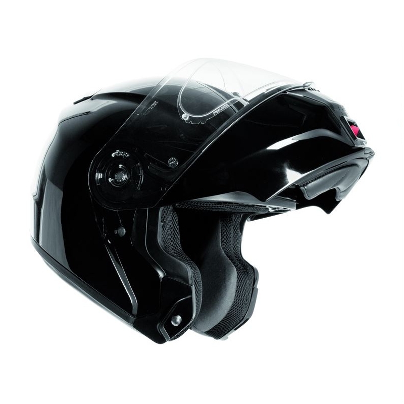 Szczękowy kask motocyklowy Ozone FP-01 czarny połysk wyprzedaż