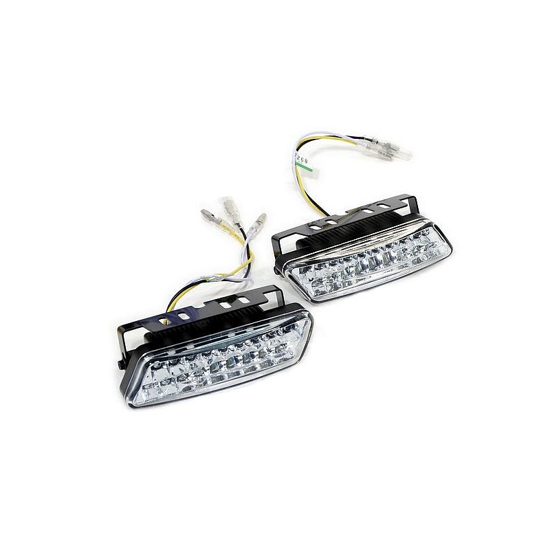 Światła dzienne RL hom. 18LED 10cm on/off 12/24V