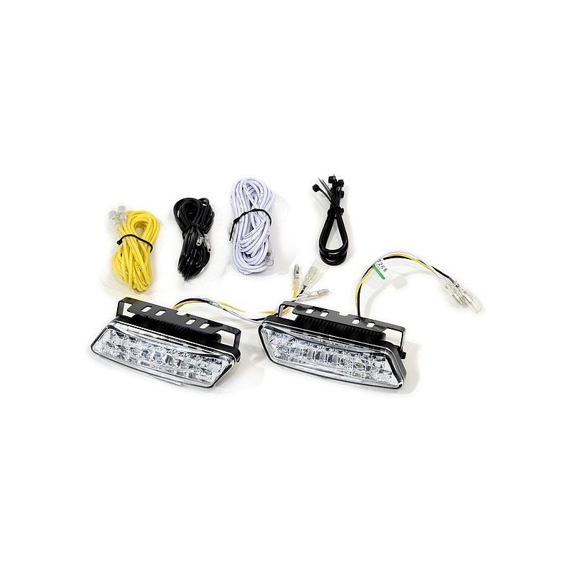 Światła dzienne RL hom. 18LED 10cm on/off 12/24V