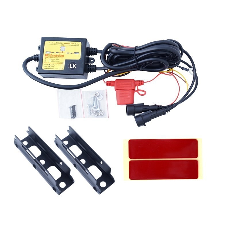 Światła dzienne 5 HIGH POWER LED 12V/24V (182x23x51 mm)