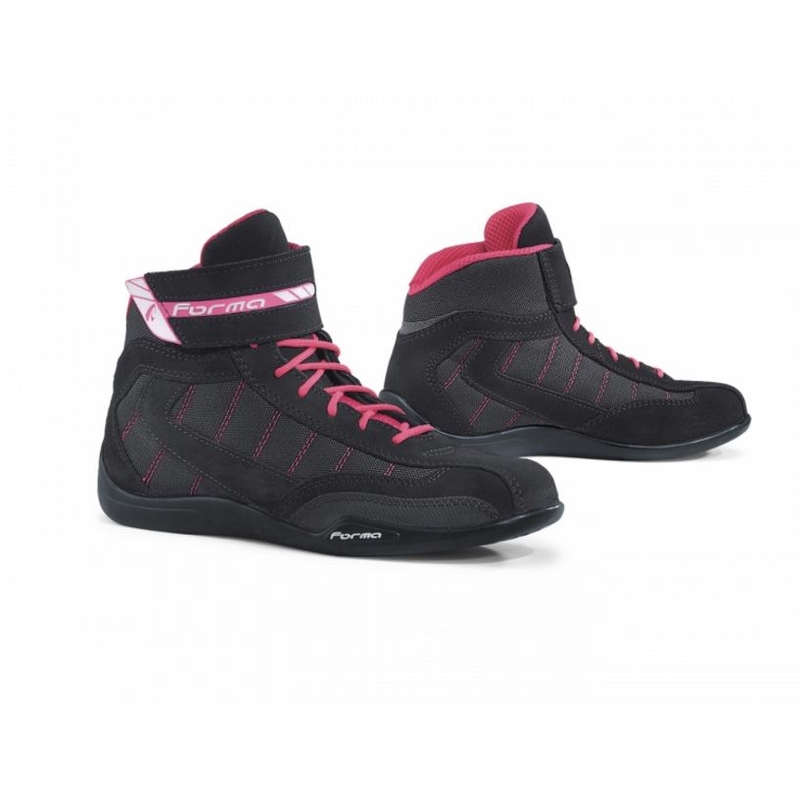 Damskie buty motocyklowe Forma Rookie Pro Lady czarno-fuksjowe
