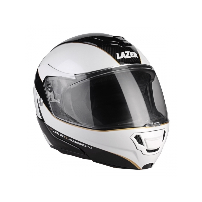 Szczękowy kask motocyklowy Lazer Monaco Evo - Window Pure Carbon
