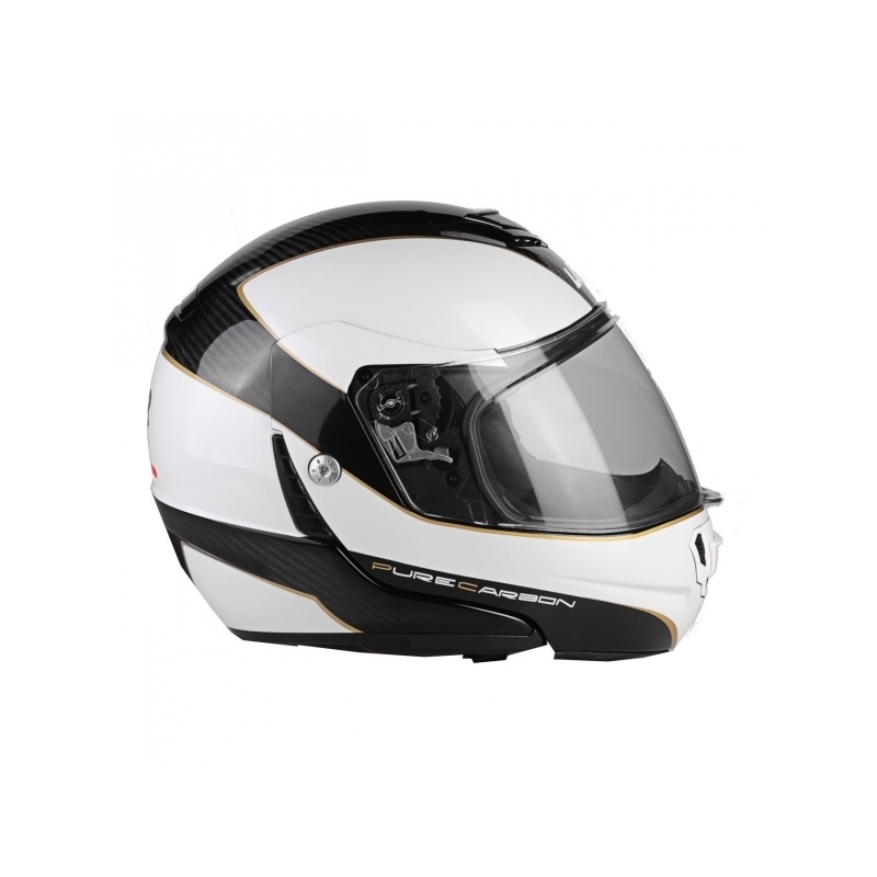 Szczękowy kask motocyklowy Lazer Monaco Evo - Window Pure Carbon