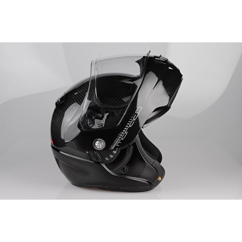 Szczękowy kask motocyklowy Lazer Monaco Evo - Pure Carbon wyprzedaż