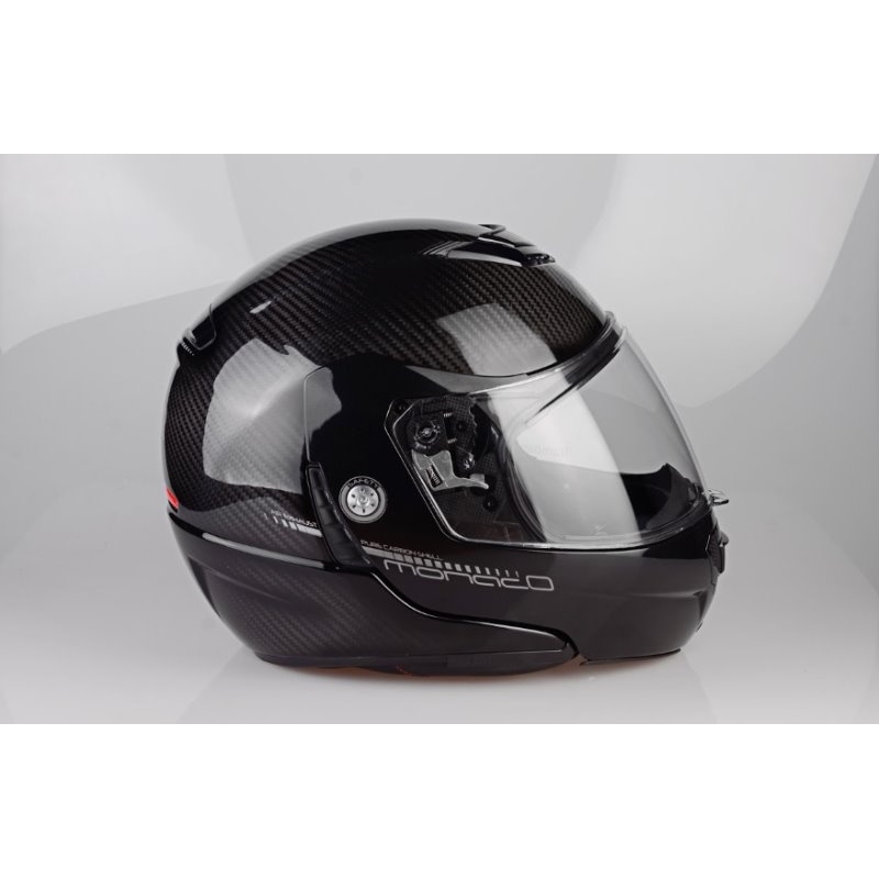 Szczękowy kask motocyklowy Lazer Monaco Evo - Pure Carbon wyprzedaż