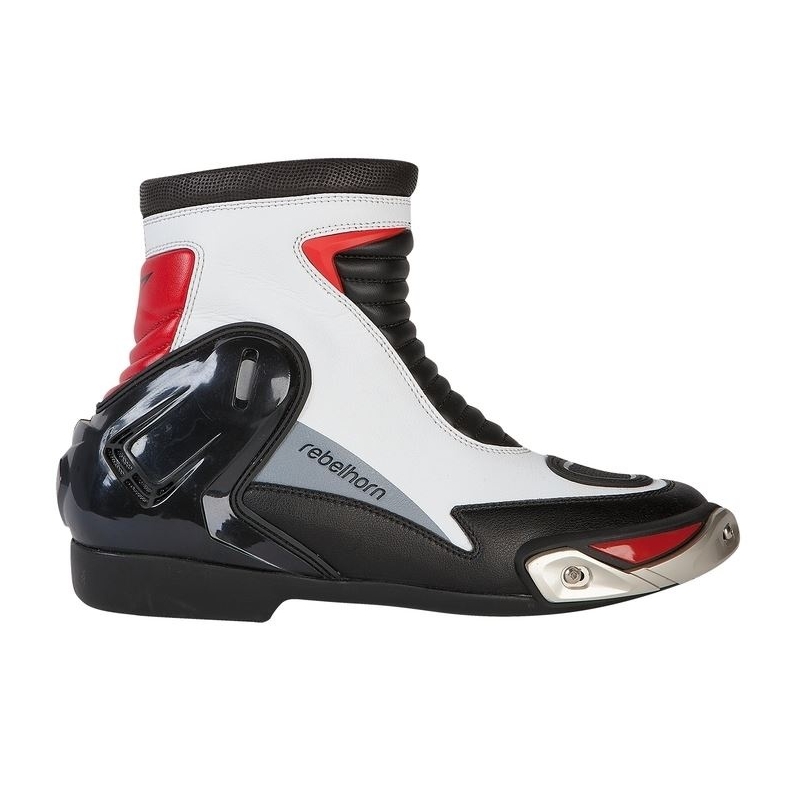 Buty motocyklowe Rebelhorn Fuel II CE biało-czarne wyprzedaż