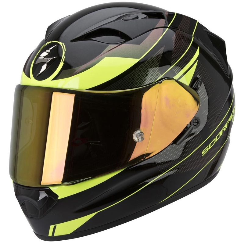 Kask integralny Scorpion EXO-1200 Air Fulmen czarno-fluo wyprzedaż