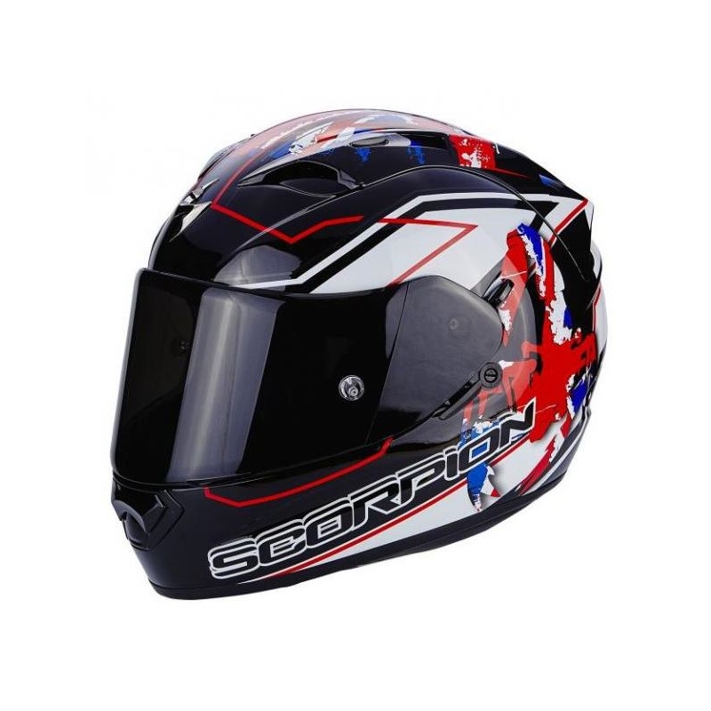 Kask integralny Scorpion EXO-1200 Air Alto czarno-biało-czerwony wyprzedaż