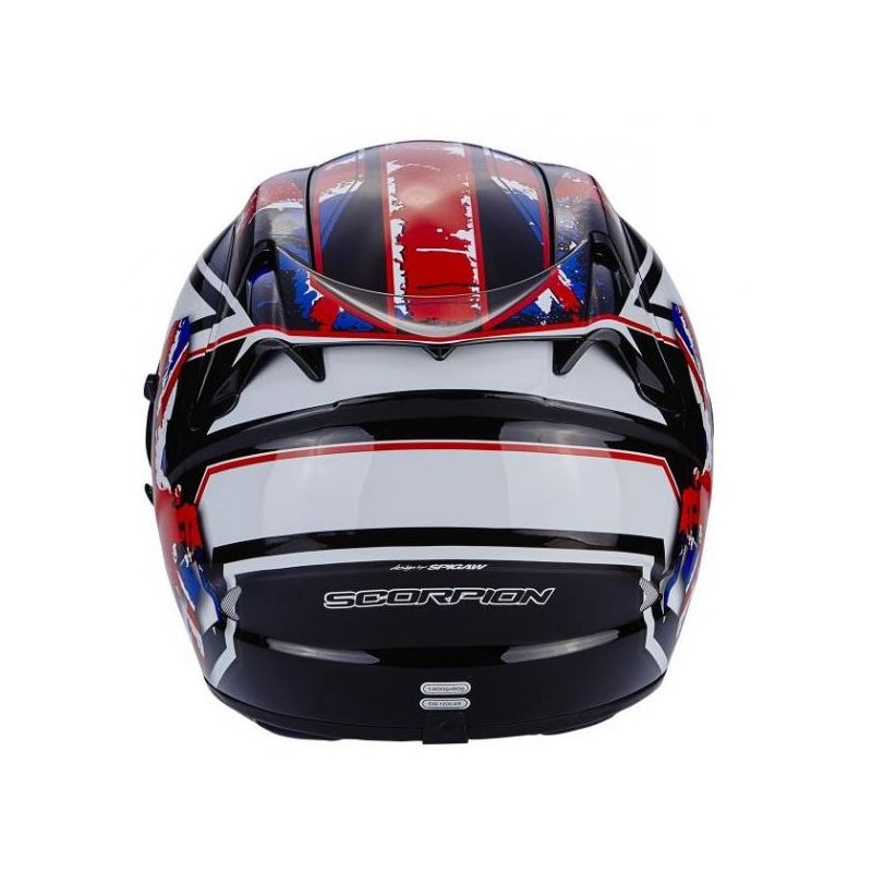 Kask integralny Scorpion EXO-1200 Air Alto czarno-biało-czerwony wyprzedaż