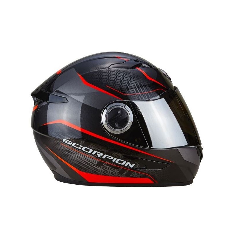 Integralny kask motocyklowy Scorpion EXO-490 Vision czarno-czerwony wyprzedaż
