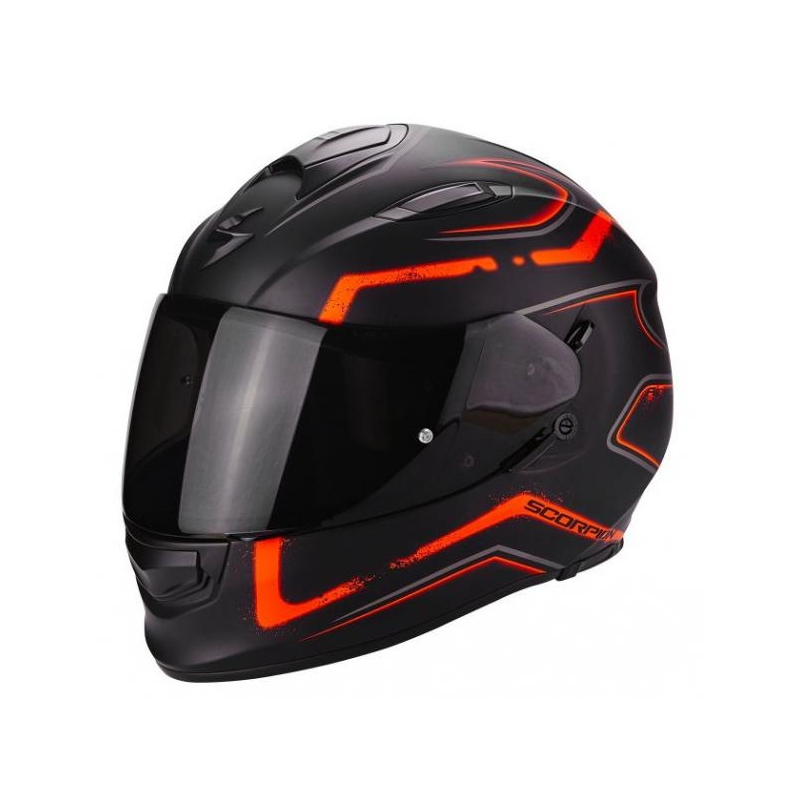 Integralny kask motocyklowy Scorpion EXO-510 Air Radium czarno-pomarańczowy