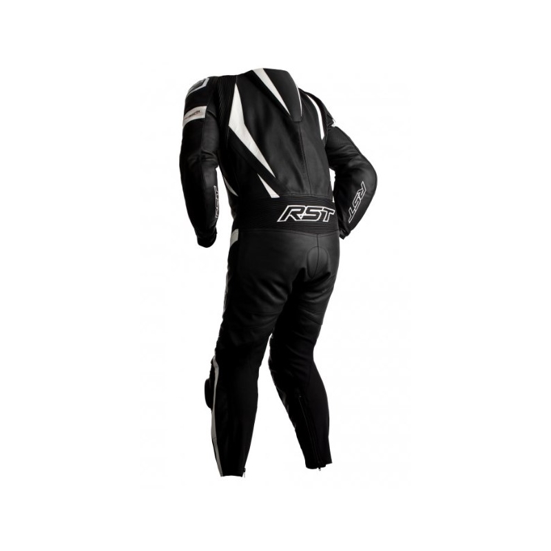 RST Tractech Evo 4 CE czarno-biały jednoczęściowy kombinezon motocyklowy wyprzedaż