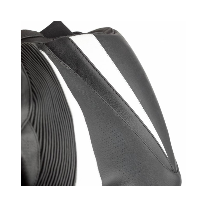 RST Tractech Evo 4 CE czarno-biały jednoczęściowy kombinezon motocyklowy wyprzedaż