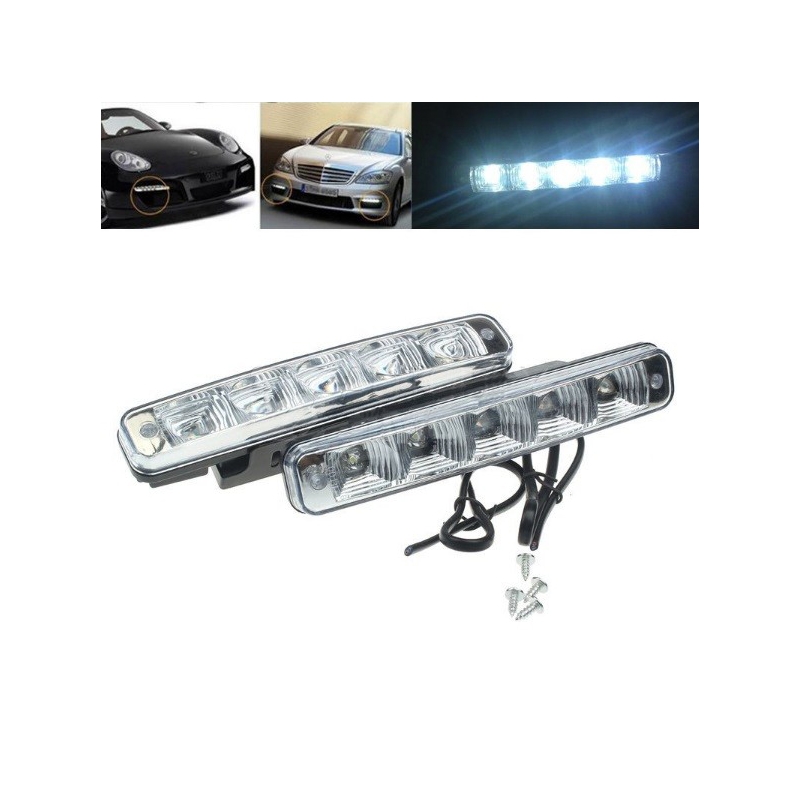 Światła do jazdy dziennej Superlight DRL 5LED 5050 400LM