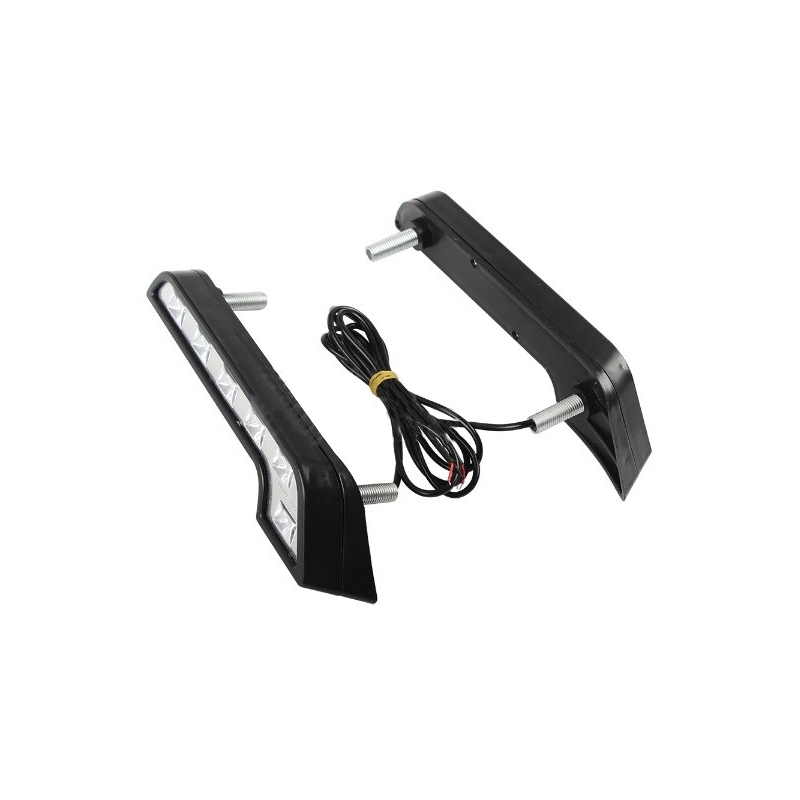 Światła do jazdy dziennej Superlight RL 6LED diody 400LM zakrzywione