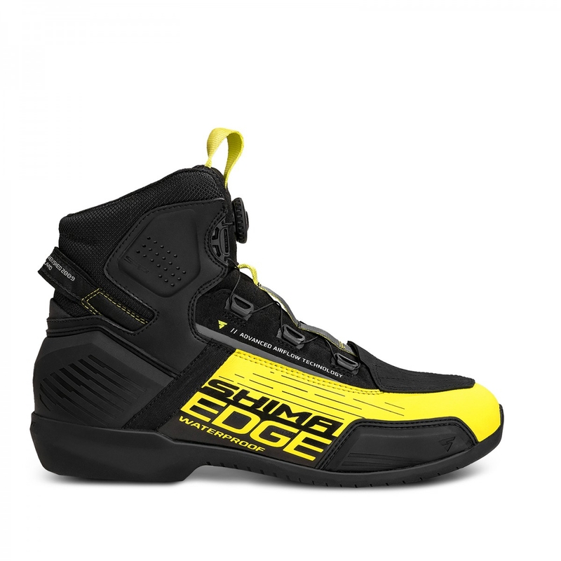 Buty motocyklowe Shima Edge WP black-fluo yellow